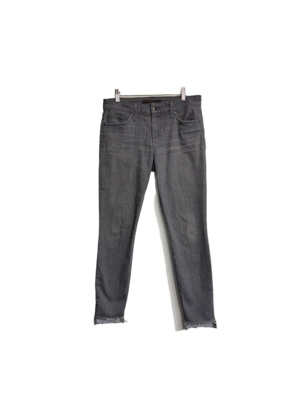 Joe's Jeans Vera Skinny Ankle Hi Lo Gray Women's Size 28